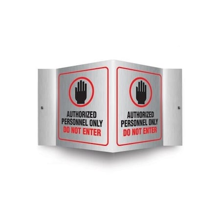 Accuform Aluminum, 6 in x 8.5 in, pre-drilled mounting holes PSM323